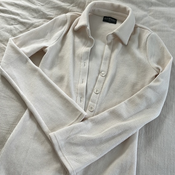 Kittenish Ribbed Cardigan - Picture 4 of 6